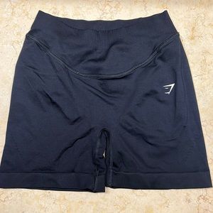 Black gymshark bike shorts